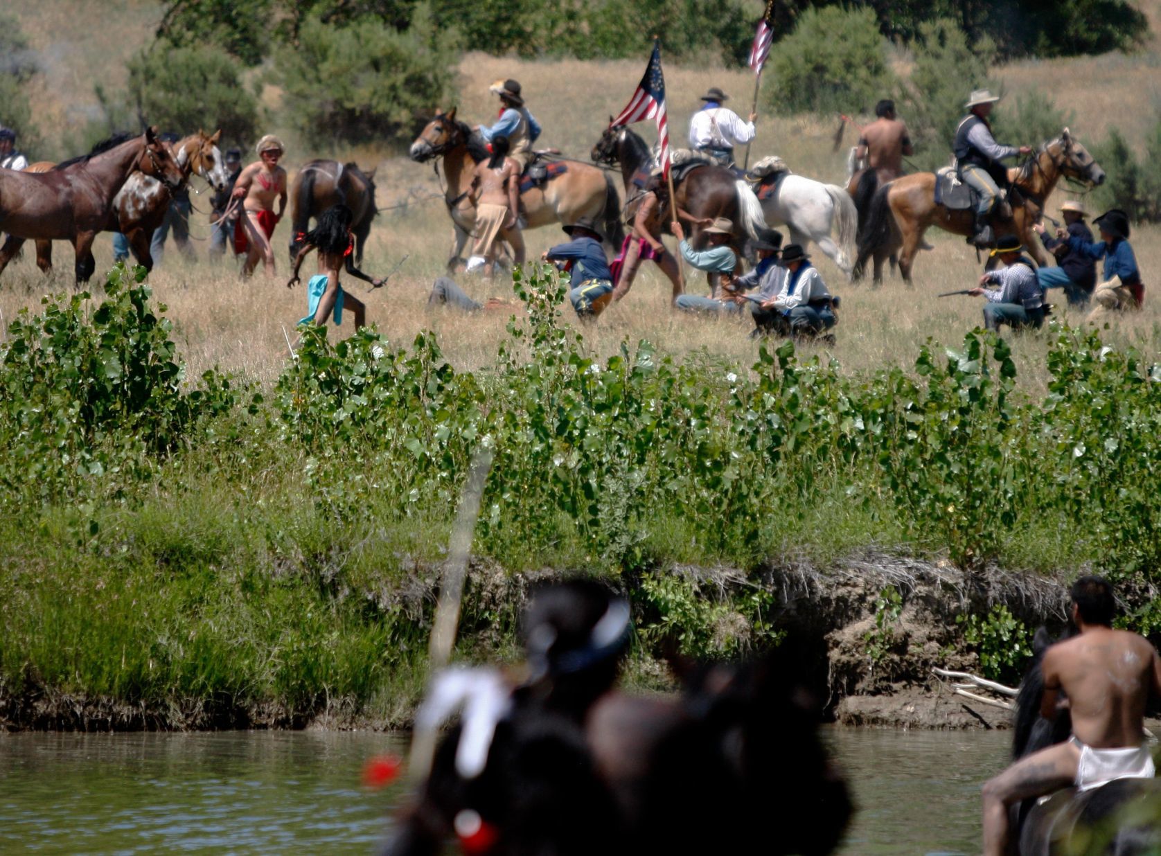 Custer Reenactment